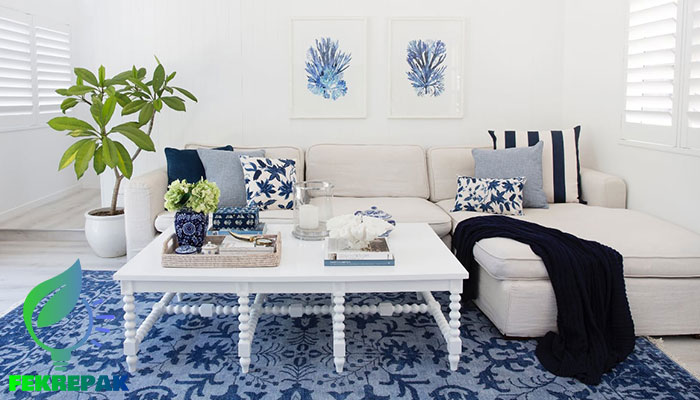 ست کردن رنگ فرش و مبلمان