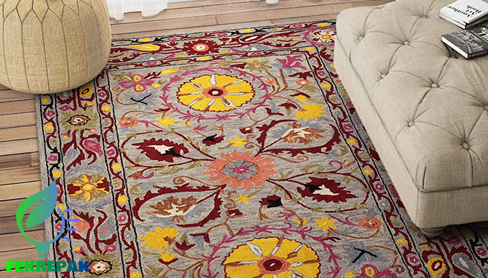 ست کردن رنگ فرش و مبلمان